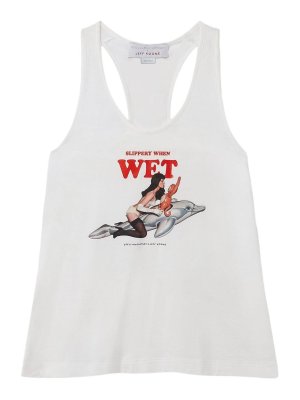 STELLA McCARTNEY: Tops & Tank tops - Jeff Koons Cotton Tank Top