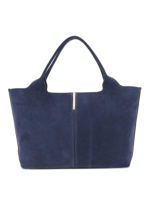 TOD'S: totes bags - Ssuede Leather Tote Bag