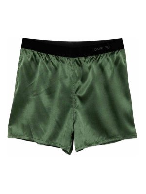 TOM FORD: Hosen Shorts - Shorts - Grün