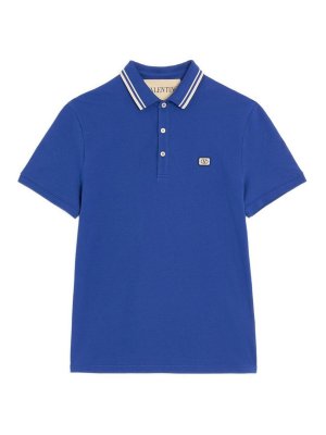 VALENTINO GARAVANI: Polos - Polo - Azul