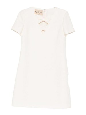 VALENTINO GARAVANI: Vestidos cortos - Vestido Corto - Blanco