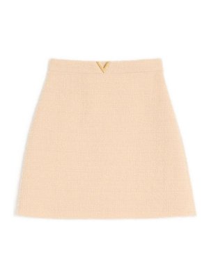 VALENTINO GARAVANI: Jupes midi et au genou - Jupe Midi - Beige