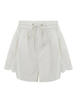 ZIMMERMANN: pantaloni shorts - Shorts in cotone chiaro diurno
