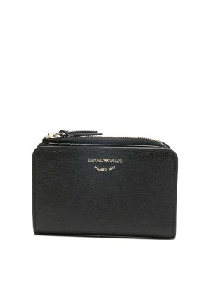 EMPORIO ARMANI: wallets & purses - Leahter Bifold Wallet