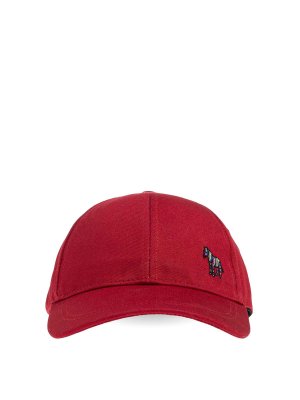 PAUL SMITH: hats & caps - Zebra Logo Organic Cotton Cap