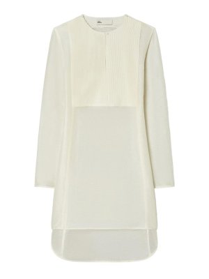 TORY BURCH: tuniche - Tunica Di Lino E Seta