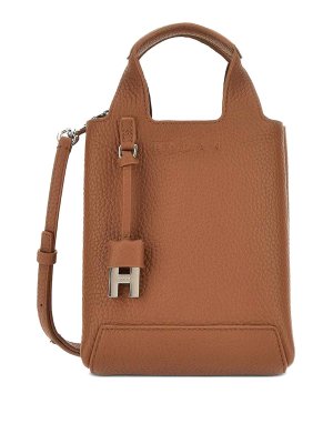HOGAN: totes bags - Mini Leather Tote