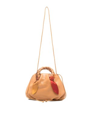 HEREU: shopper - Borsa a mano Bombon Foulard in pelle