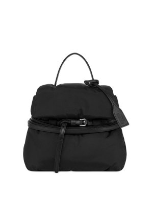 MOSCHINO: backpacks - Tie Me Nylon Backpack