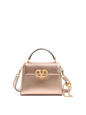 VALENTINO GARAVANI: トートバッグ - トートバッグ - ヌードカラー