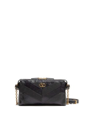 VALENTINO GARAVANI: shoulder bags - Panthea Small Leather Shoulder Bag