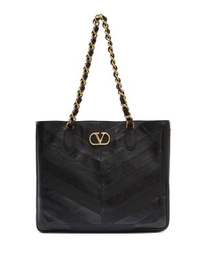 VALENTINO GARAVANI: トートバッグ - トートバッグ - 黒