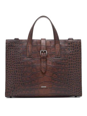 EMPORIO ARMANI: borse da ufficio - Valigetta in pelle