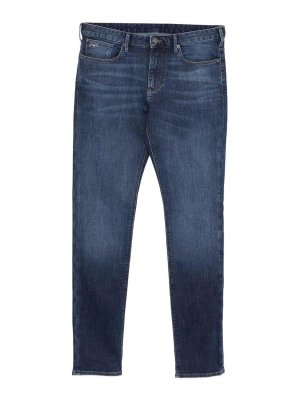 EMPORIO ARMANI: Jeans Rectos - Vaqueros Rectos - Azul