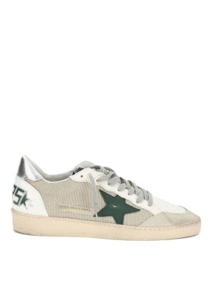 GOLDEN GOOSE: sneakers - Sneakers  in pelle con stella a sfera