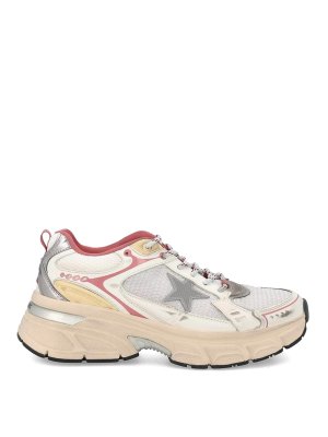 GOLDEN GOOSE: Chaussures de sport - Baskets - Argent