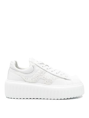 HOGAN: Chaussures de sport - Baskets - Blanc
