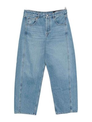 JACQUEMUS: straight leg jeans - Le De-Nimes Mirada Denim Jeans