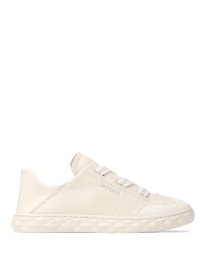 JIMMY CHOO: trainers - Diamond Light Leather Sneakers