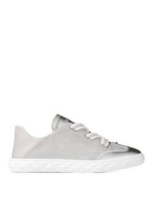 JIMMY CHOO: Sneaker - Sneaker - Silber