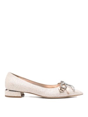 JIMMY CHOO: ballerine - Ballerine in pelle Auria