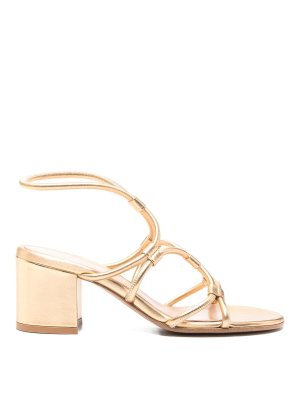 Gianvito Rossi: sandals - Leather Heel Sandals