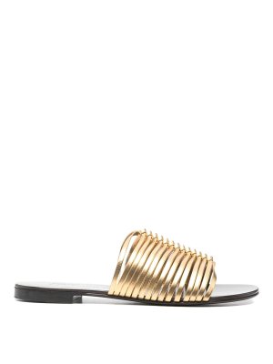 GIUSEPPE ZANOTTI: Sandalias - Sandalias - Dorado