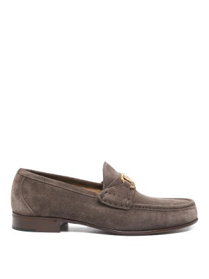 VALENTINO GARAVANI: Mocassins & Chaussures bateau - Mocassins - Gris
