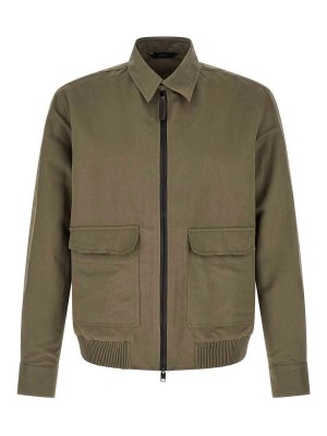 BRIONI: blankets & throws - Linen Cotton Blouson
