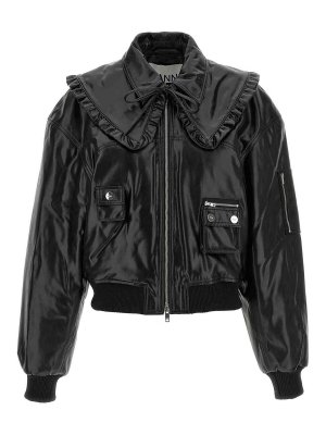 GANNI: giacche bomber - 7093 Giubbotto bomber del futuro