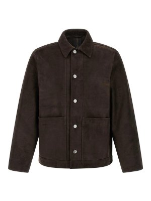 GIORGIO BRATO: leather jacket - Fiore Suede Jacket