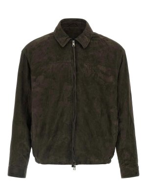 GIORGIO BRATO: leather jacket - Suede Jacket