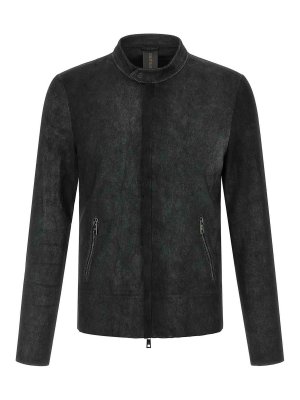 GIORGIO BRATO: レザージャケット - レザージャケット - 黒