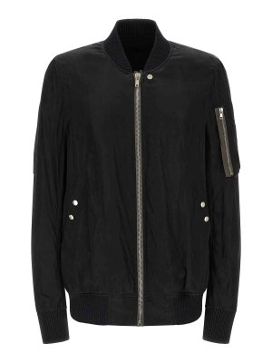 RICK OWENS: Chaquetas Bomber - Chaqueta Bomber - Negro