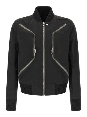 RICK OWENS: Chaquetas Bomber - Chaqueta Bomber - Negro