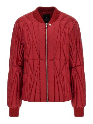 RICK OWENS: ダウン・ハイテクジャケット - ダウンジャケット - 赤