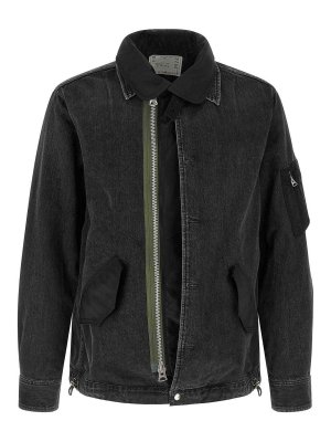 Sacai: Hemden - Hemd - Schwarz