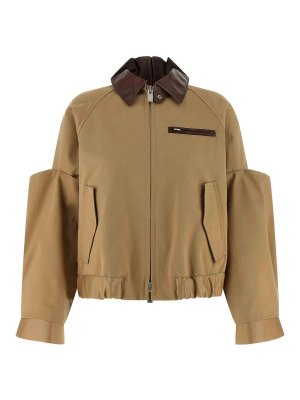 Sacai: giacche imbottite - Giacca in giubbotto