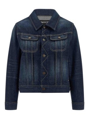 TOM FORD: denim jacket - Japanese Denim Jacket