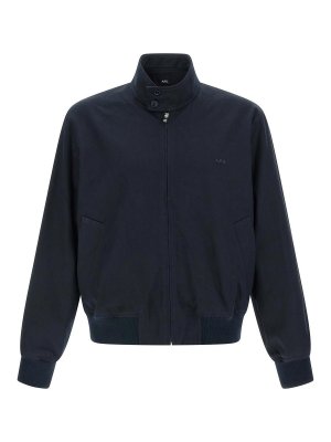 A.P.C.: Turtlenecks & Polo necks - Logo Embroidery Blouson