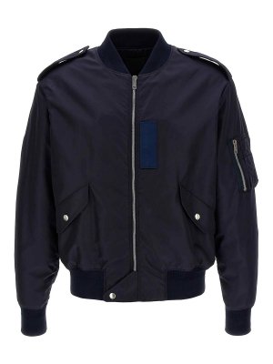 GIVENCHY: Chaquetas Bomber - Chaqueta Bomber - Azul