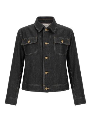 THOM BROWNE: denim jacket - Japanese Selvedge Denim Jacket