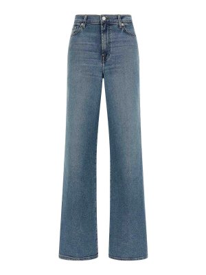 7 FOR ALL MANKIND: Jeans Rectos - Vaqueros Rectos - Azul