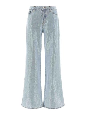 7 FOR ALL MANKIND: Jeans acampanados - Jeans Acampanados - Azul Claro