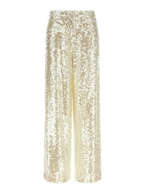 ALBERTA FERRETTI: casual trousers - Sequin Pants