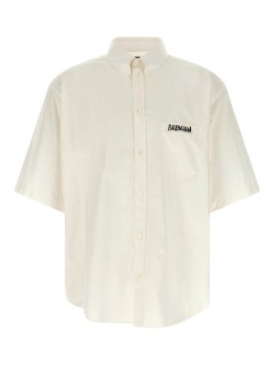 BALENCIAGA: Hemden - Hemd - Weiß