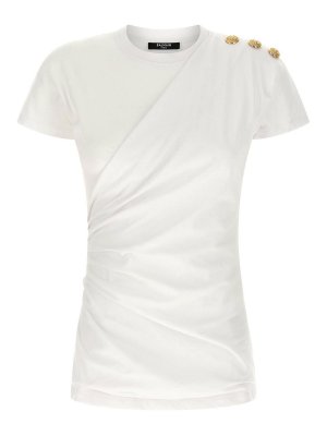 Balmain: t-shirt - T-shirt  3 Bottoni