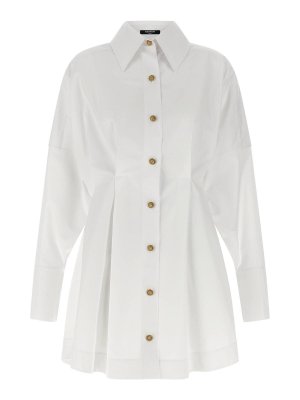 Balmain: Schlagjeans - Schlagjeans - Weiß