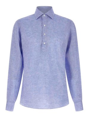 BORRIELLO NAPOLI: ブラウス - ブラウス - ライトブルー