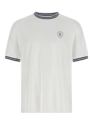 BRUNELLO CUCINELLI: t-shirts - Solomeo Coat Of Arms T-Shirt